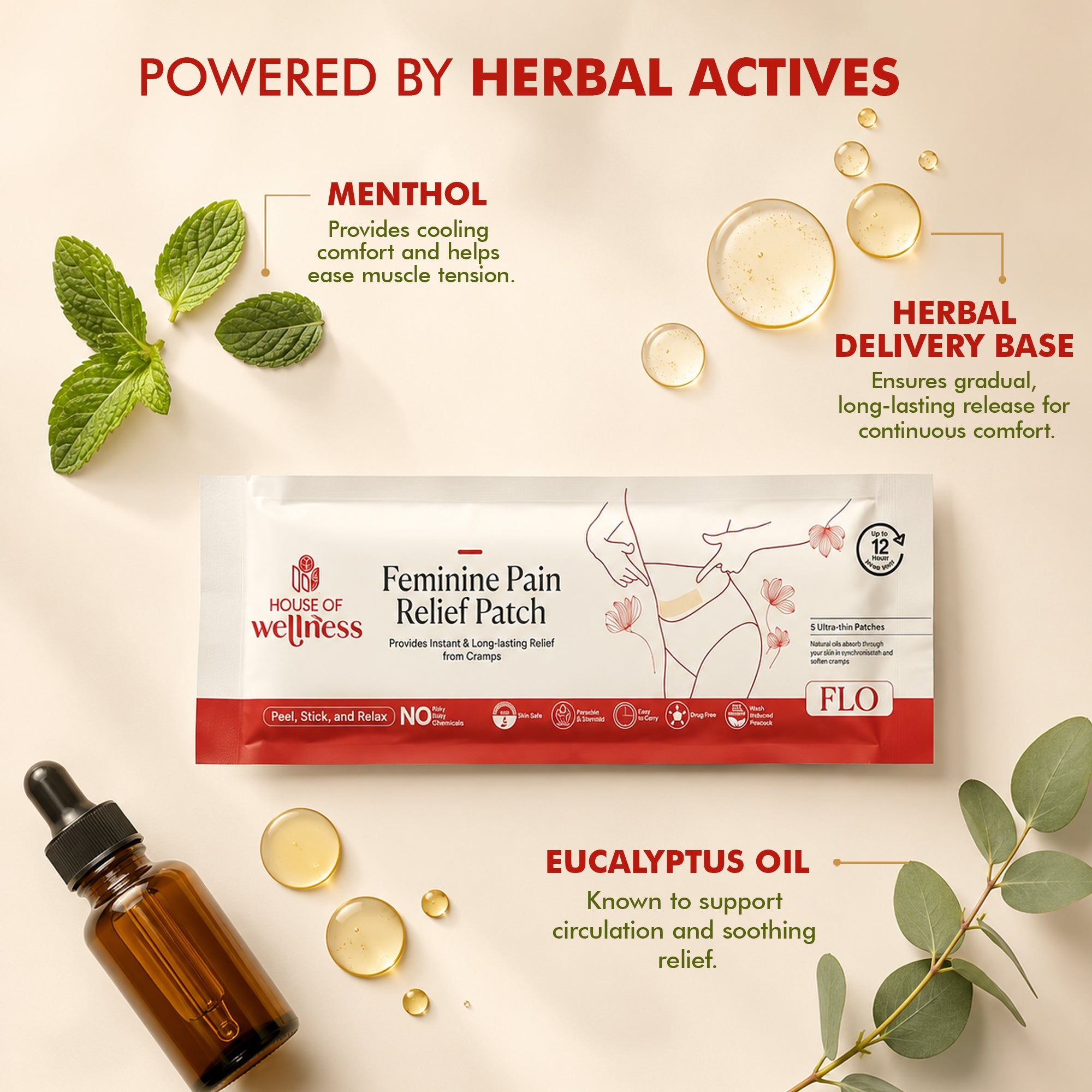 Feminine Pain Relief Patches