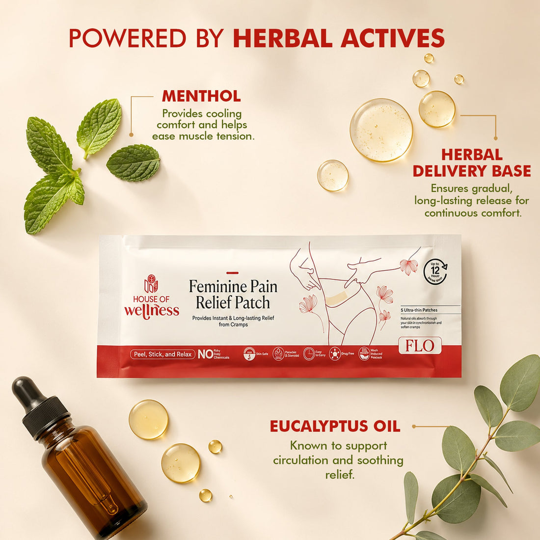 Feminine Pain Relief Patches