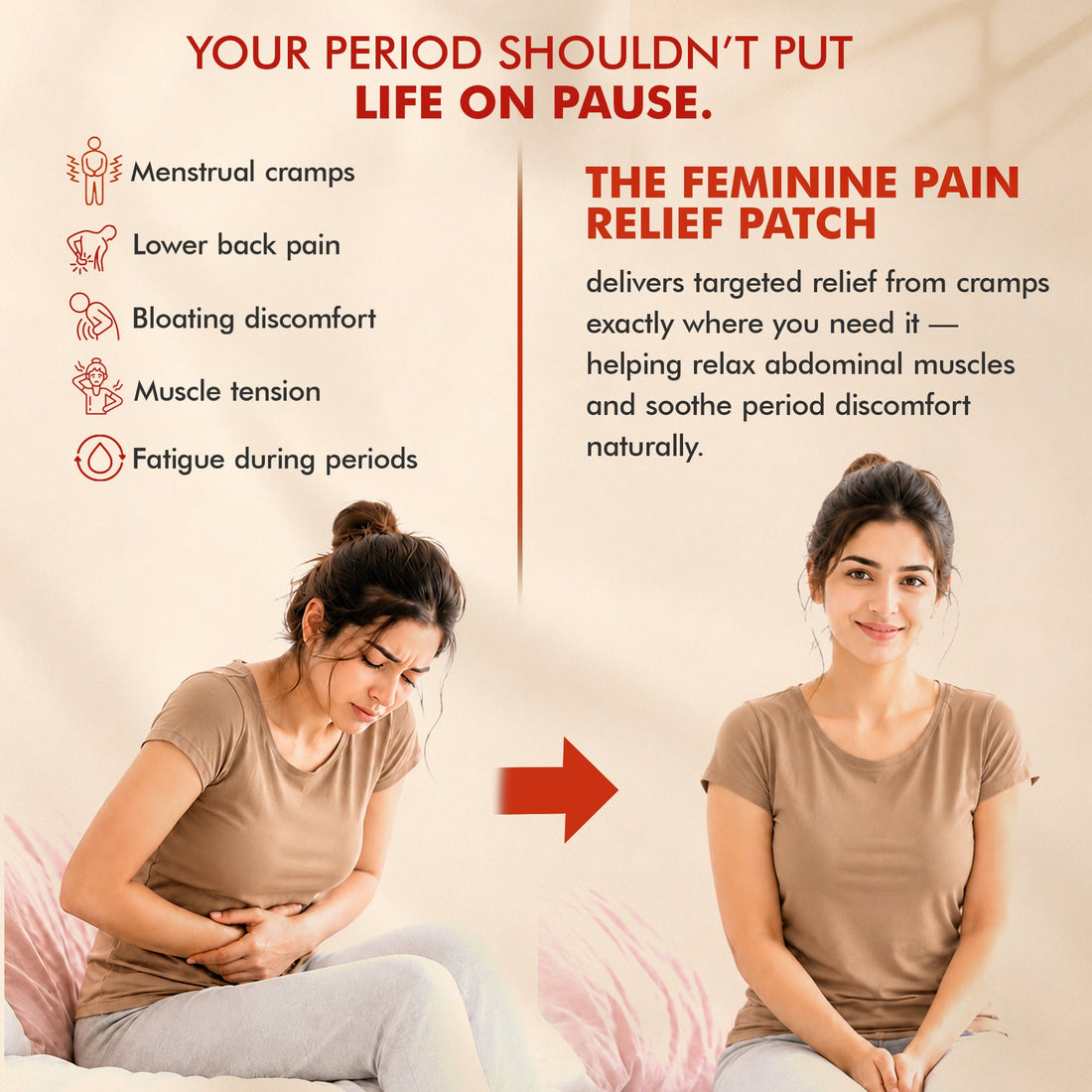 Feminine Pain Relief Patches