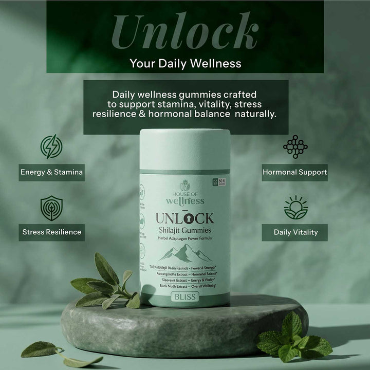 Unlock Shilajit Gummies | 60 Gummies