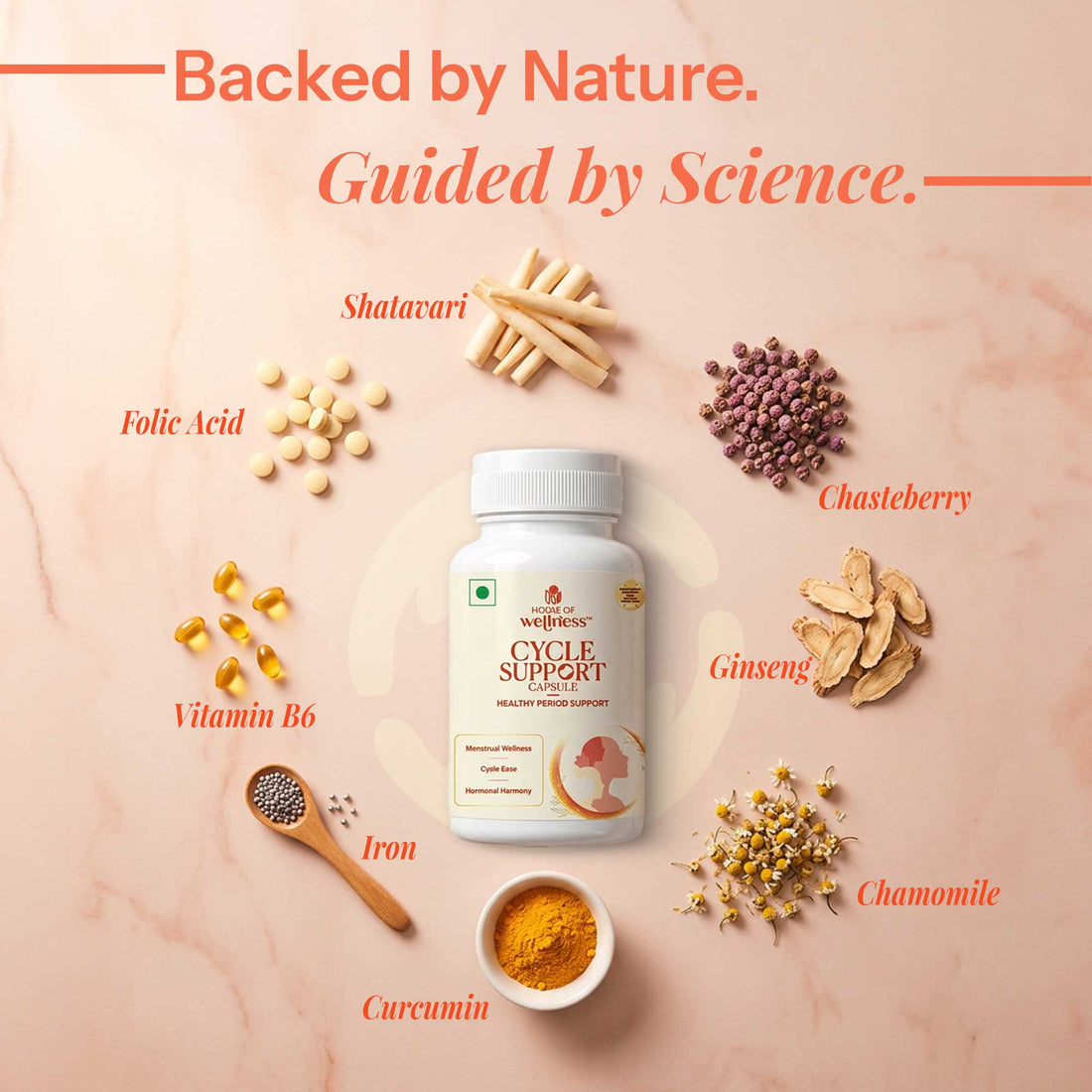 Feminine Cycle Support Capsules | 60 Capsules