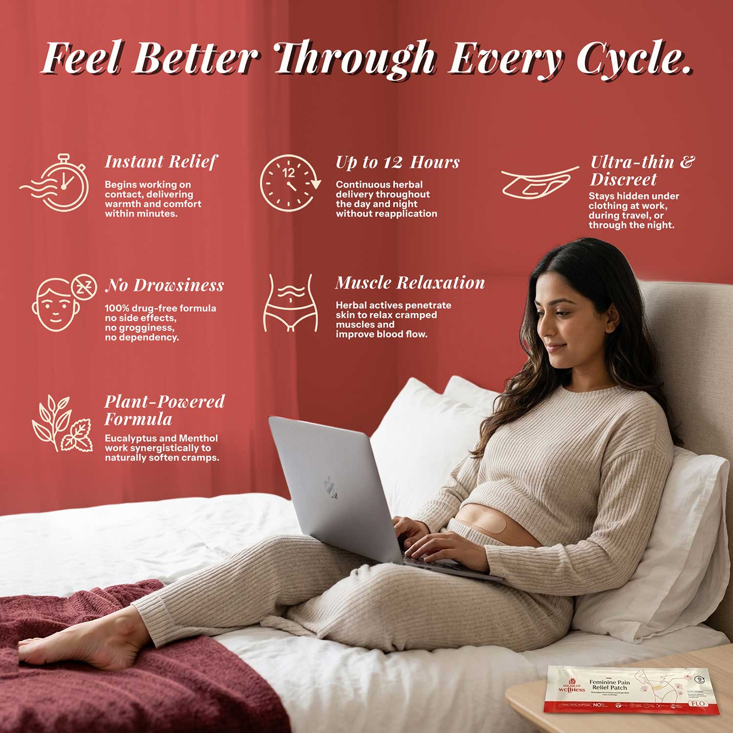 Feminine Pain Relief Patches