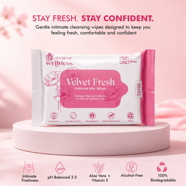 Velvet Fresh – Intimate Wet Wipes | 10 Wipes