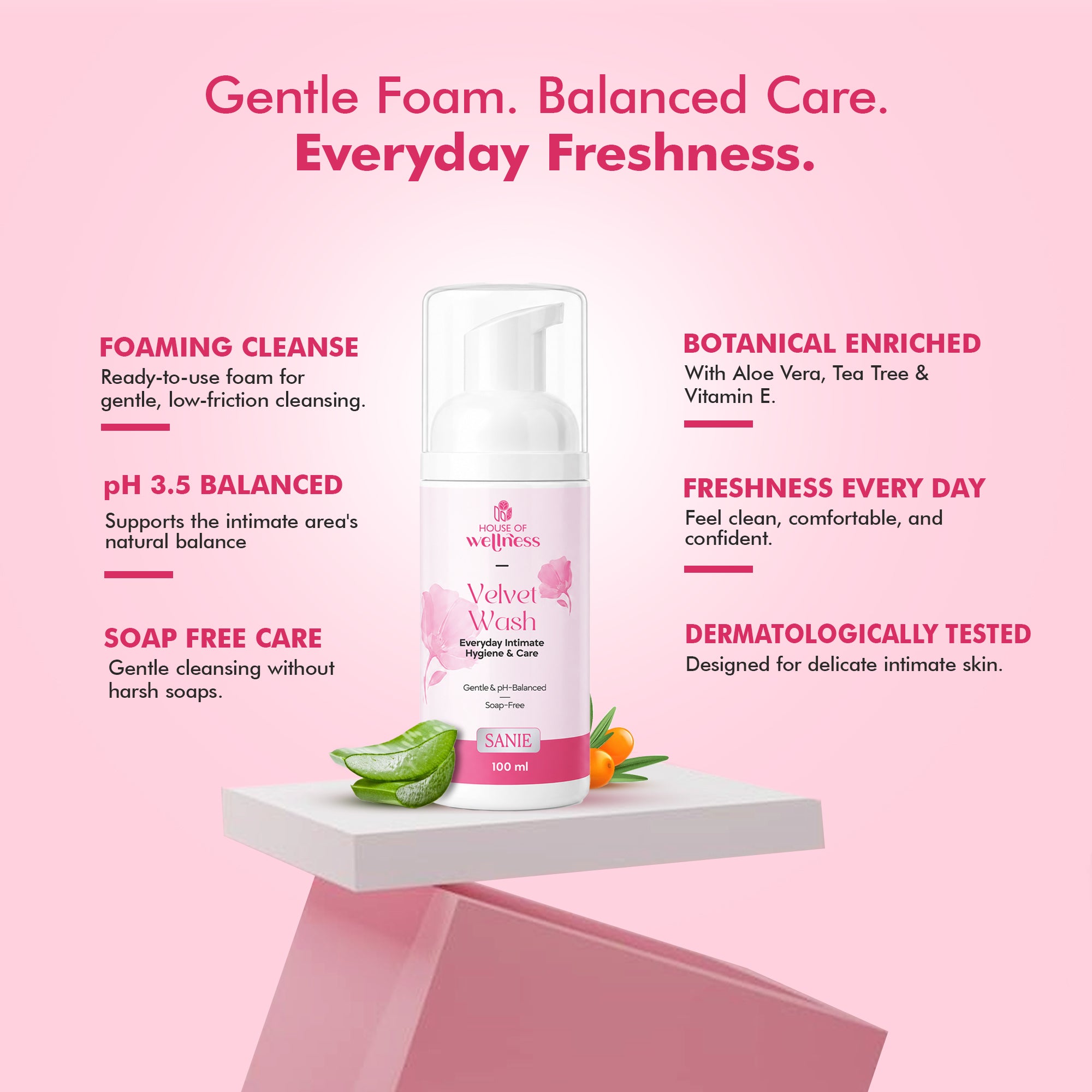 Velvet Wash – Intimate Hygiene Cleanser | 100 ml
