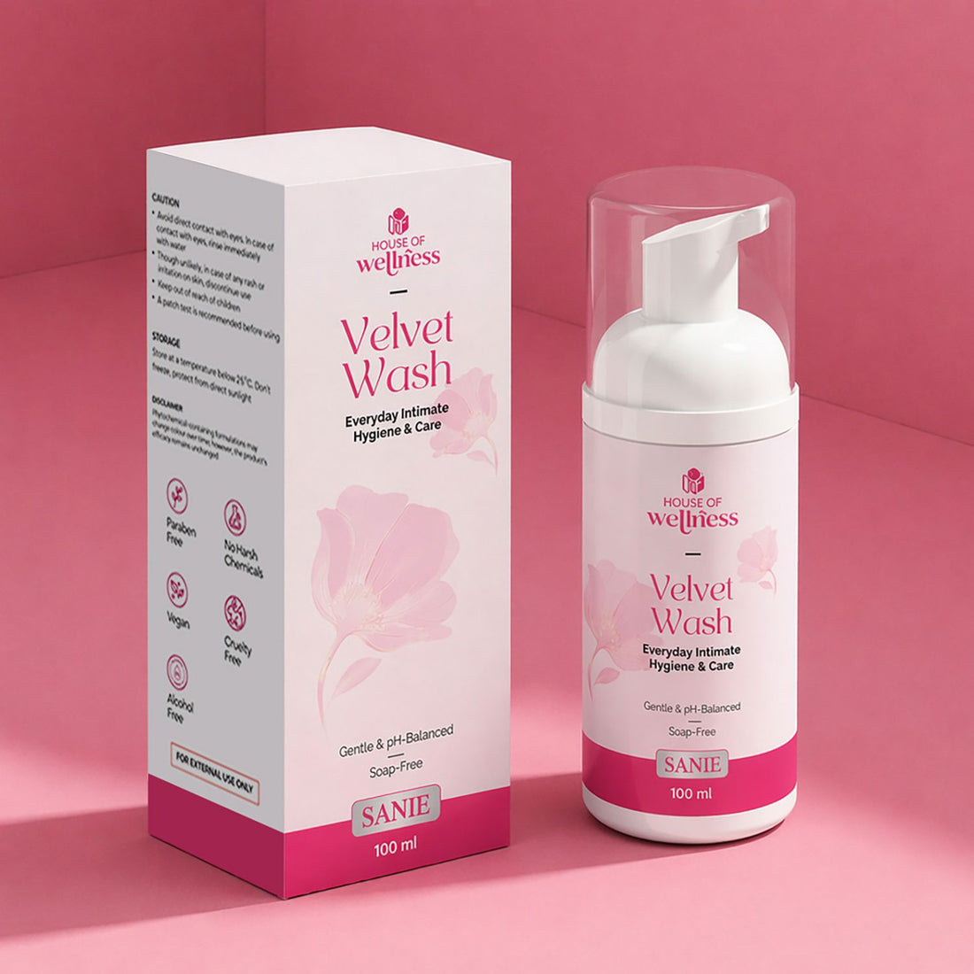 Velvet Wash – Intimate Hygiene Cleanser | 100 ml